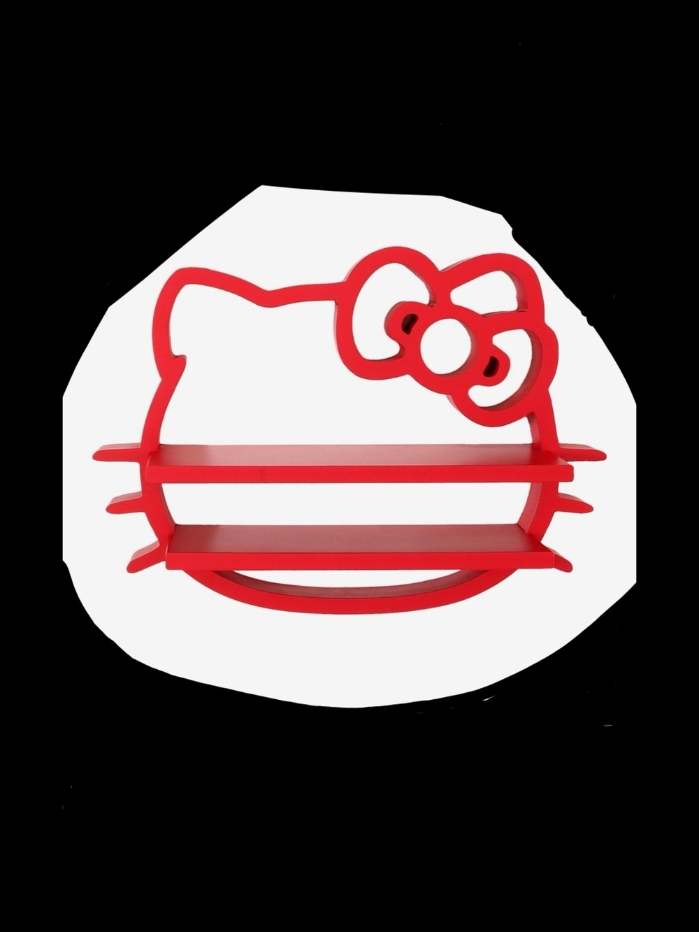 Hello Kitty Red Wall Display Shelf